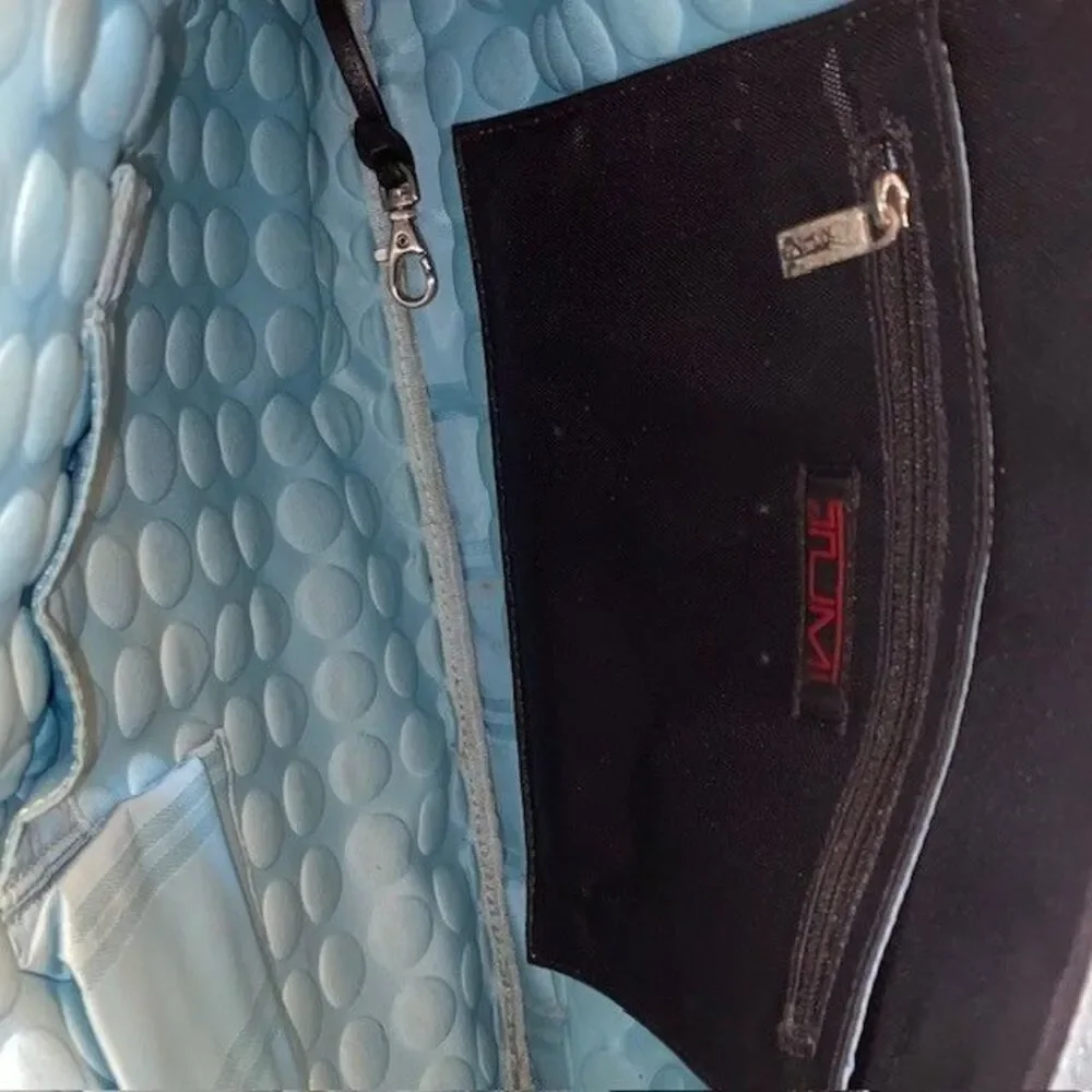 Tumi Vista Collection Black Nylon Briefcase Laptop Bag with Strap